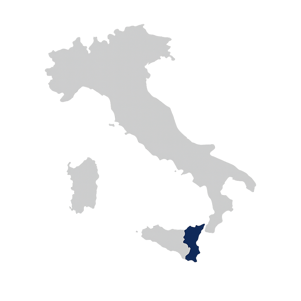 Mappa della Sicilia